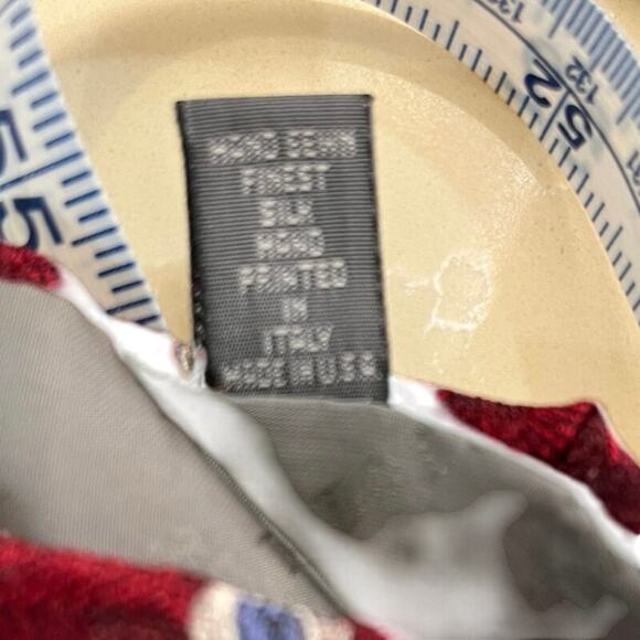 Robert Talbott Stackpole Moore Tryon Silk VTG Tie Jacquard Foulard scotch plaid - Picture 10 of 11